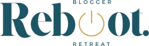 Logo design for Blogger Reboot Retreat